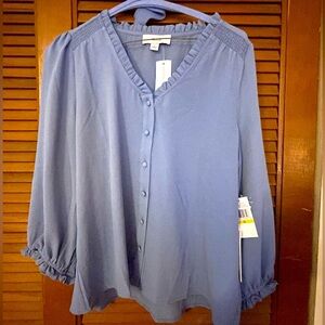 Cece ruffled blouse. New with tags!
